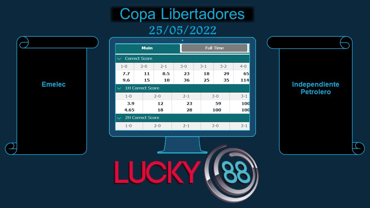 LUCKY88 Emelec vs Independiente Petrolero , Soi kèo bóng đá hôm nay 25/05/2022, Copa Libertadores